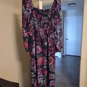 Floral Long Sleeve Dress